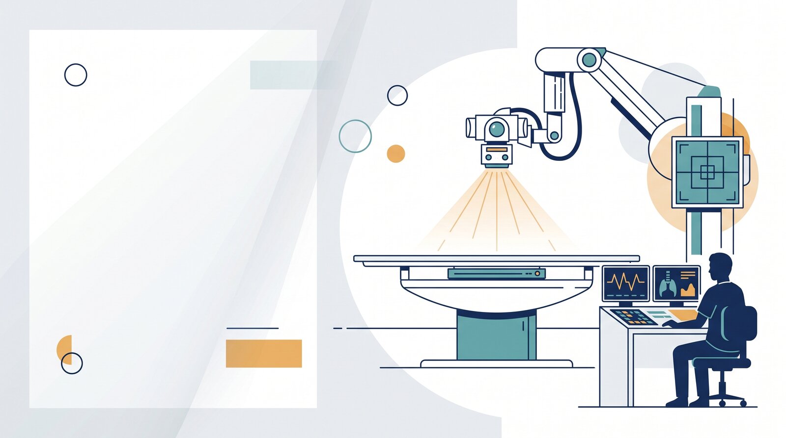 Radiography imaging suite illustration